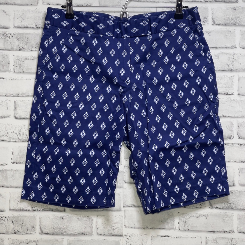 Alice Hope 10” Diamond Pattern Bermuda Shorts 10